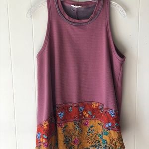 Easel brand boho tank top - small